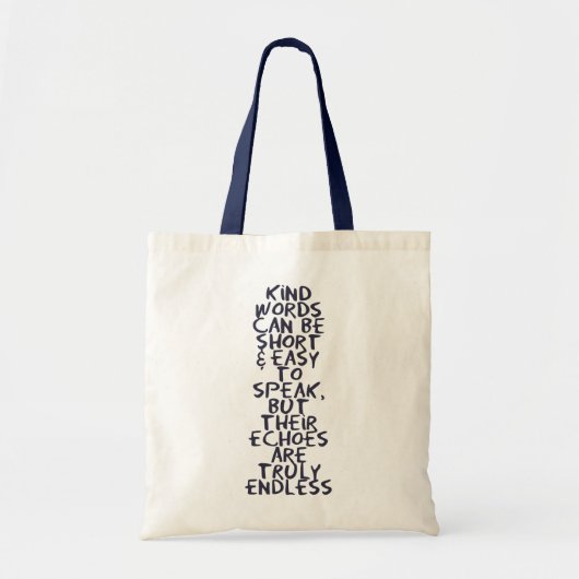 Tote Bag Paroles aimables (Devant)