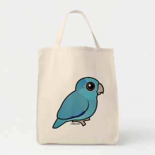 Tote Bag Parrotlet Pacifique bleu