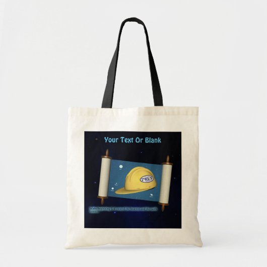 Tote Bag Parshat Bereshit - Construction Yesh M'ayn (Devant)