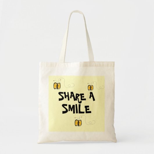 Tote Bag Partager un sourire (Devant)