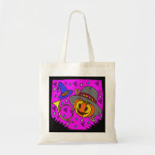 Tote Bag Parti d'Halloween Jack OLantern et Bugle Purple (Devant)