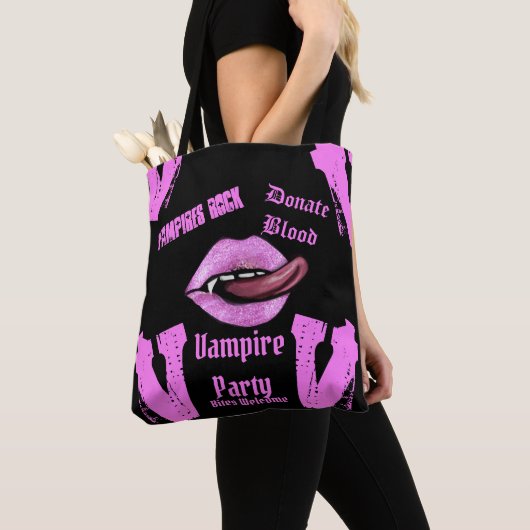 TOTE BAG PARTI VAMPIRE (De près)
