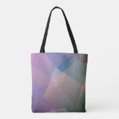 Tote Bag Particules volantes Abstraites | Formes géométriqu (Dos)