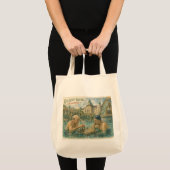 Tote Bag Partie d'échecs Gellert Baths Budapest Hongrie (Devant (produit))