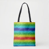 Tote Bag Parties scintillant arc-en-ciel (Devant)