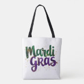 Tote Bag Parties scintillant Brushstroke Mardi Gras (Dos)