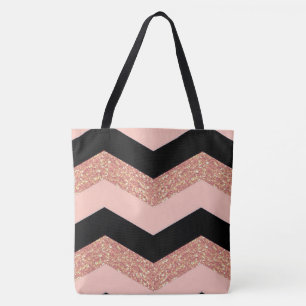Tote Bag Parties scintillant Chevron