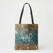 Tote Bag Parties scintillant colorée (Devant)