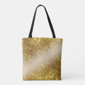 Tote Bag Parties scintillant d'or personnalisée Fourre-tout (Dos)