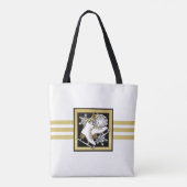 Tote Bag Parties scintillant d'or personnalisée Patinage su (Dos)