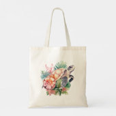 Tote Bag Parties scintillant d'or tropical ananas brillant (Dos)