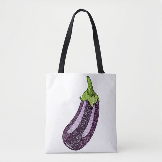 Tote Bag Parties scintillant Eggplant (Devant)