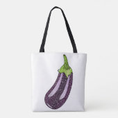 Tote Bag Parties scintillant Eggplant (Dos)