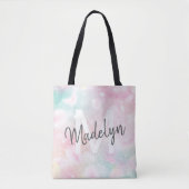 Tote Bag Parties scintillant glamour rose Joli Motif (Devant)