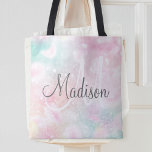 Tote Bag Parties scintillant glamour rose Joli Motif<br><div class="desc">Personnalisez facilement ce joli motif de parties scintillant de livre rose avec votre nom et/ou monogramme personnalisés.</div>