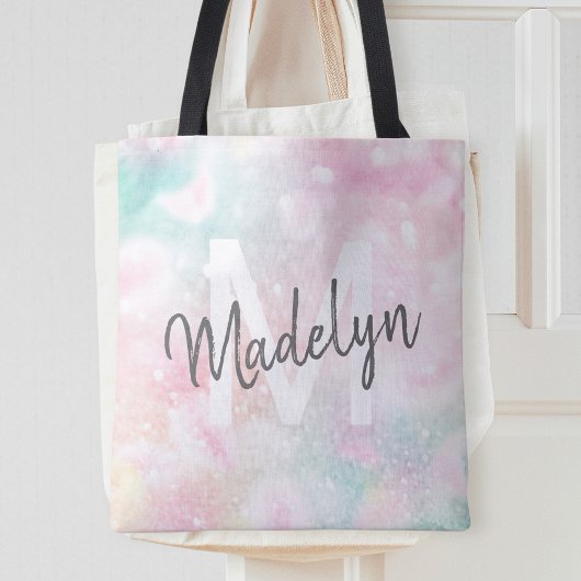 Tote Bag Parties scintillant glamour rose Joli Motif