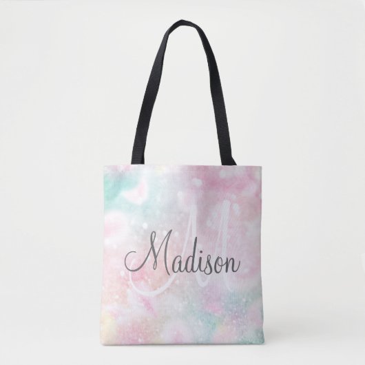 Tote Bag Parties scintillant glamour rose Joli Motif (Devant)