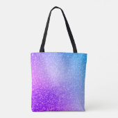 Tote Bag Parties scintillant Gymnastique poutre bleu et vio (Dos)