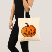 Tote Bag Parties scintillant Jack O'Lantern (Devant (produit))