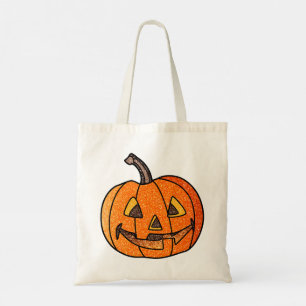 Tote Bag Parties scintillant Jack O'Lantern