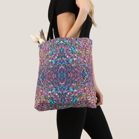 Tote Bag Parties scintillant Moderne Opal Collection Hologr (De près)