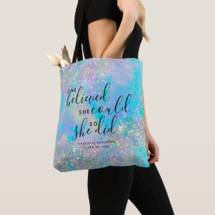 Tote Bag Parties scintillant Opale Elle Croyait Qu'Elle Pou