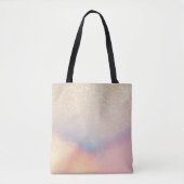 Tote Bag Parties scintillant Or Chic Iridescente Holographi (Devant)