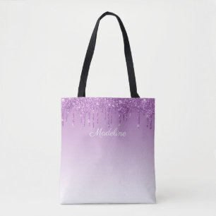 Tote Bag Parties scintillant personnalisée de séchage pourp