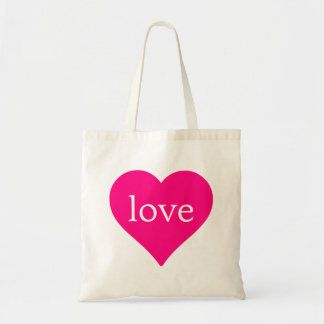 Tote Bag Parties scintillant Red Heart Love Mariage