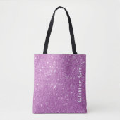 Tote Bag Parties scintillant rose Fille Montrez Vos Glamour (Devant)