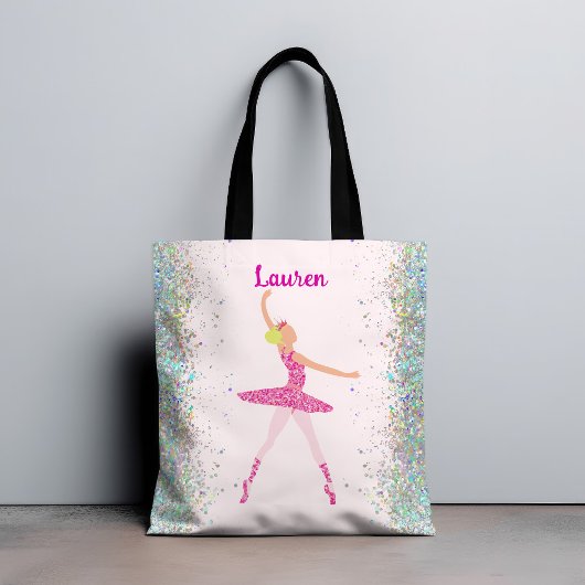 Tote Bag Parties scintillant rose lunette Ballerina Look