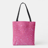 Tote Bag Parties scintillant rose vif (Dos)