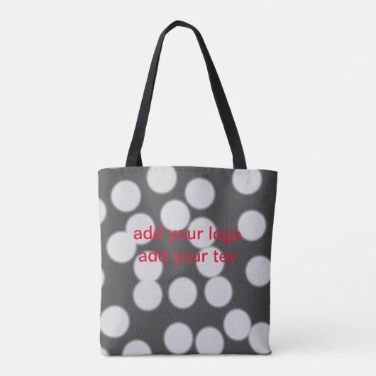 Tote Bag Parties scintillant verte simple ajouter votre num (Dos)