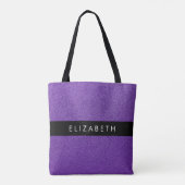 Tote Bag Parties scintillant violette, Arrière - plan Parti (Dos)