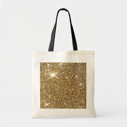 Tote Bag Parties scintillantes de luxe d'or - image (Devant)