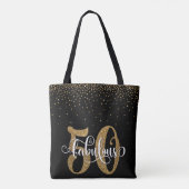 Tote Bag Parties scintillantes et manuscrit 50 et fabuleux (Dos)