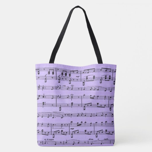 Tote Bag Partition violette (Dos)
