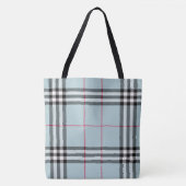 Tote Bag Partout copie grand Fourre-tout - plaid bleu (Devant)