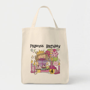 Tote Bag Party Princess 4th Birthday Tshirts et cadeaux