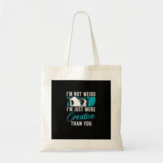 Tote Bag Pas bizarre, juste un amoureux de l'anime plus cré (Devant)