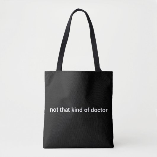 Tote Bag pas ce genre de médecin (Devant)