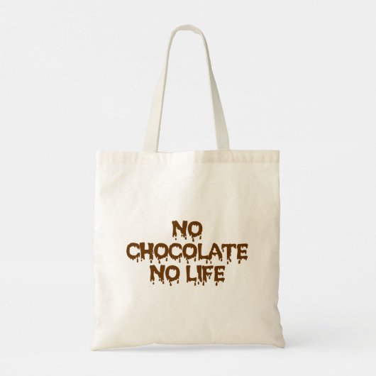 TOTE BAG PAS DE CHOCOLAT PAS DE VIE (Dos)