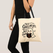 Tote Bag Pas de fantômes, juste de lire (Devant (produit))