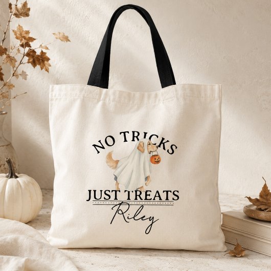 Tote Bag Pas de Farce Juste un Traitement Drôle de Chien Fa