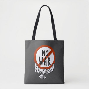 Tote Bag Pas de guerre avec la colombe