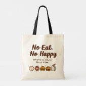 Tote Bag Pas De Manger, Pas De Joyeux (Dos)
