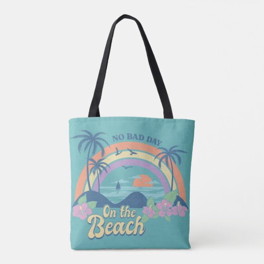Tote Bag Pas de mauvaise journée sur la plage (Dos)