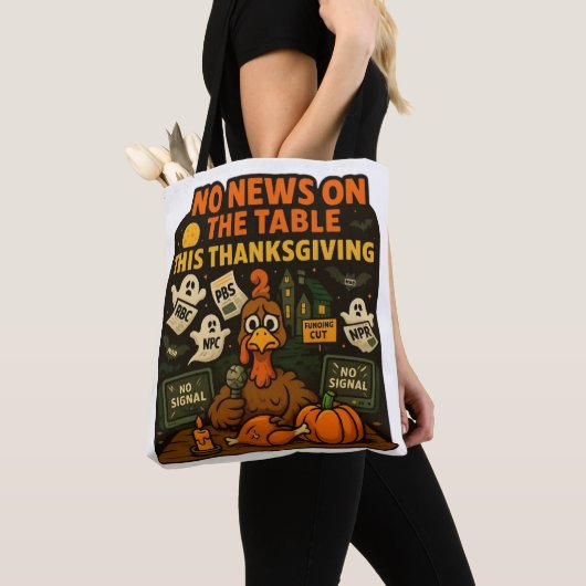 Tote Bag Pas de nouvelles sur la table Cet Action de grâces (De près)