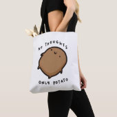 Tote Bag Pas de pensées seulement Patate (De près)