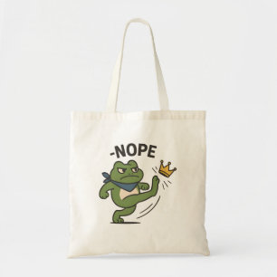 Tote Bag Pas de rois en Amérique Grenouille Pas de rois Dém